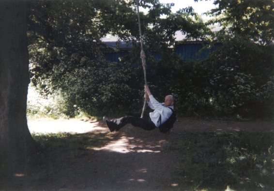 Photo: Ein Seil in Christiania im Mai 2002. Copyright by jen.