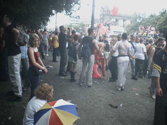 Photo von der Loveparade in Berlin am 21.07.2001